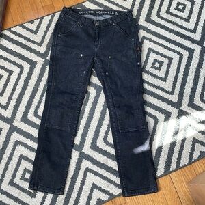 Dovetail workwear the maven slim black Jean size 8 length 28